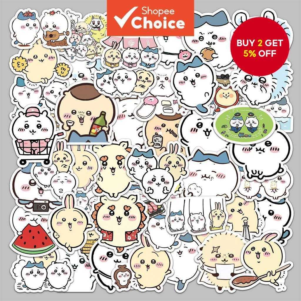 Chiikawa Graffiti Stickers 50PCS - Waterproof Decals for Laptop, Phone ...