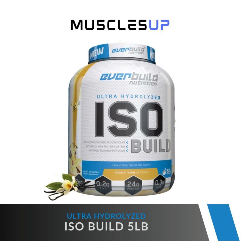 【AUTHENTIC】Everbuild Nutrition Ultra Hydrolyzed ISO BUILD 5lb - Gym ...