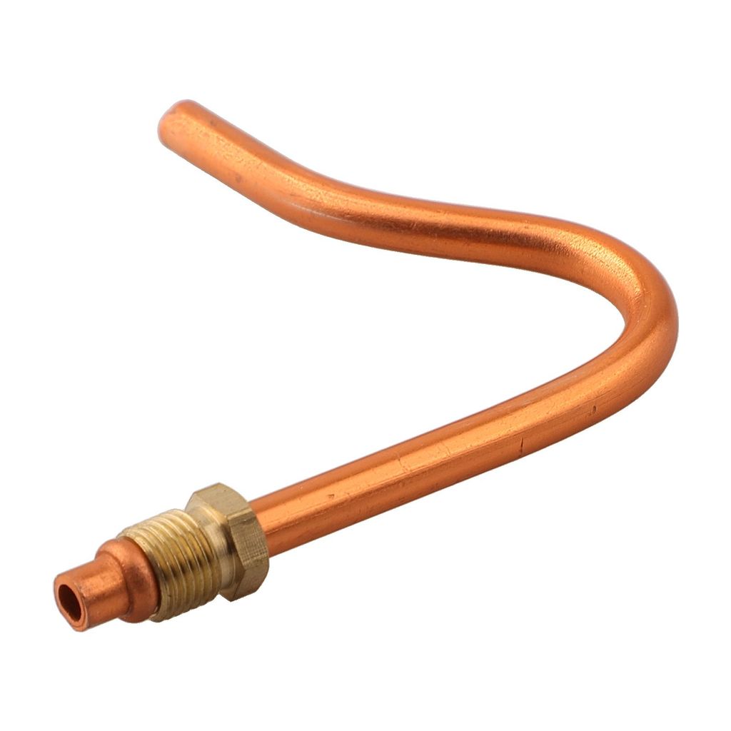 1pc 7 shaped small Aluminum Air Compressor Exhaust Tube Replacement ...