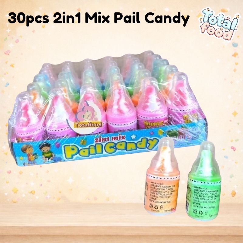 30pcs Leanseng 2in1 Mix Pail Candy lollipop | Shopee Malaysia