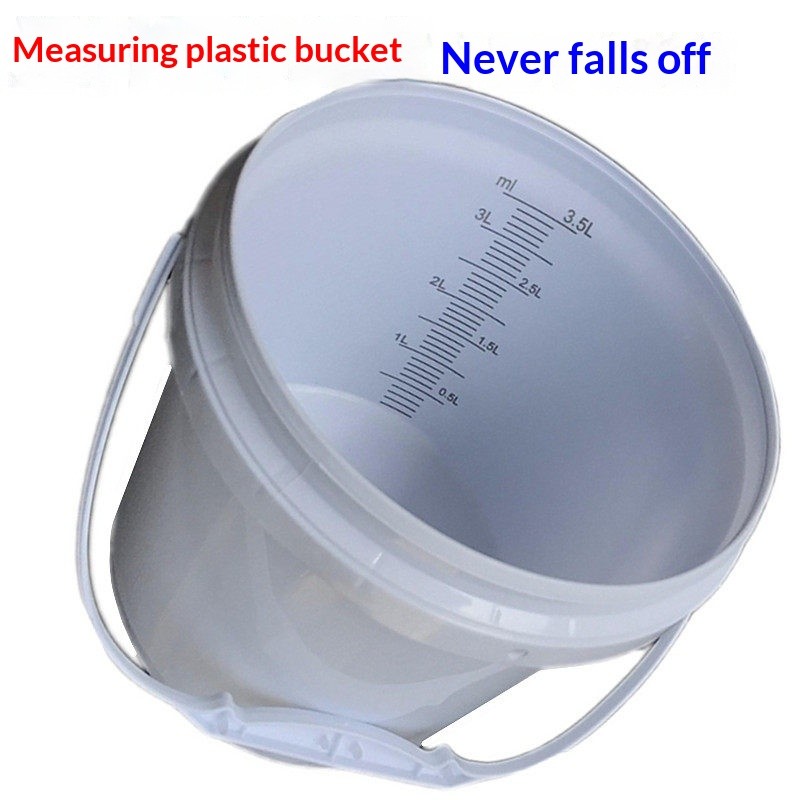 Large-capacity measuring container (20L with graduations), 2.5L plastic ...