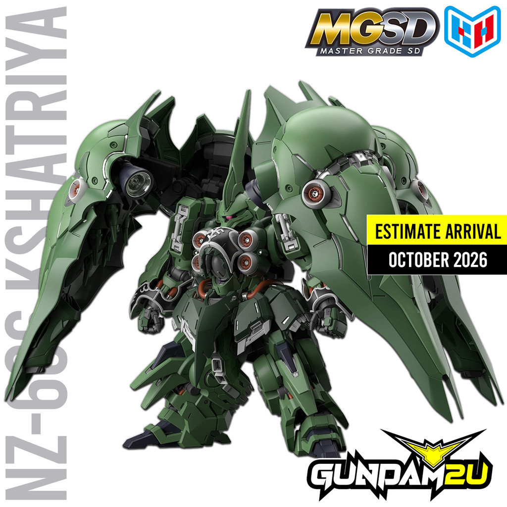 𝗣𝗥𝗘𝟬𝗥𝗗𝗘𝗥 BANDAI MGSD NZ-666 Kshatriya - Model Kit Master Grade SD ...