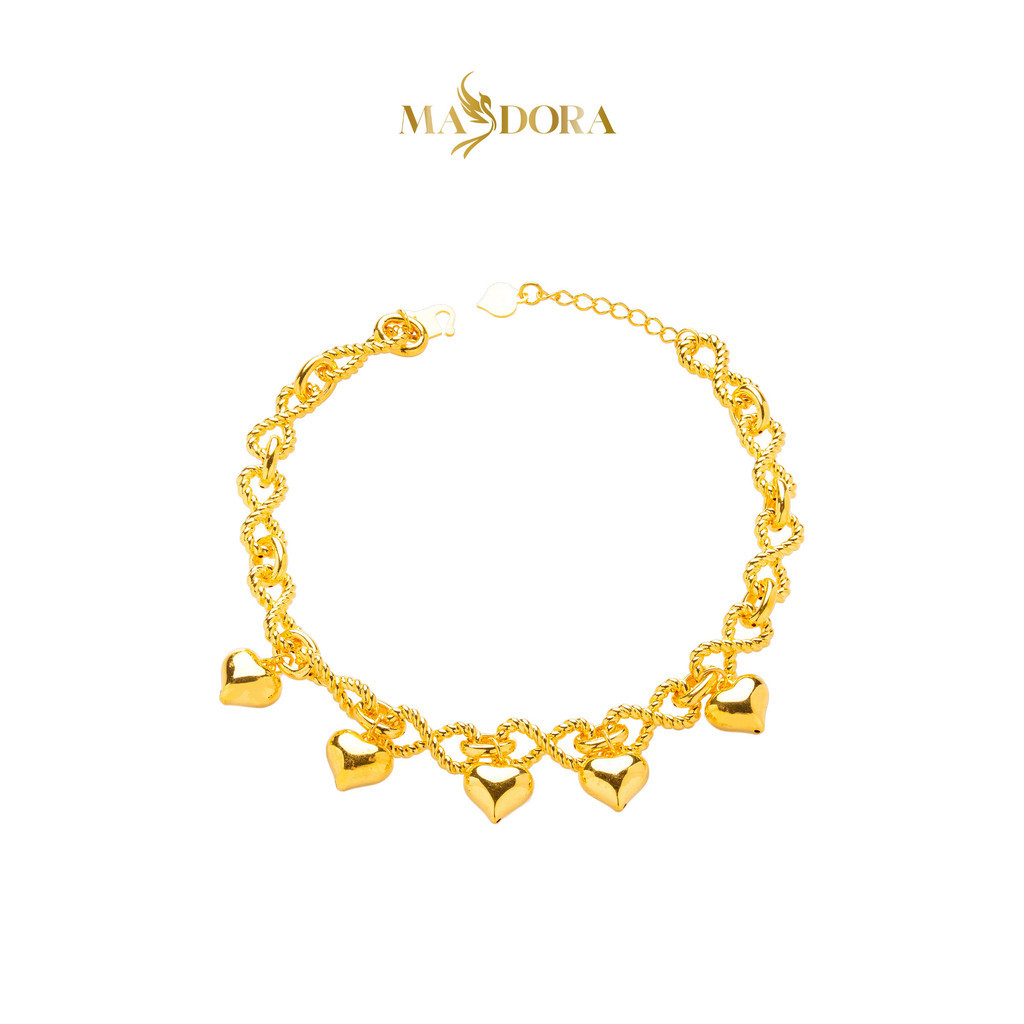 MASDORA 916 Gold Bracelet Rantai Tangan Emas ~ HG Tangle Infinity (5L ...
