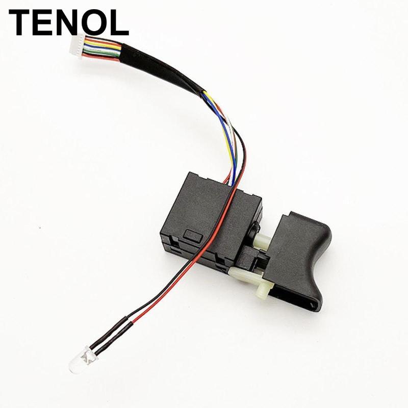 [TENOL] Drill Trigger Switch 8-wire Electric Trigger Power Tool Speed ...