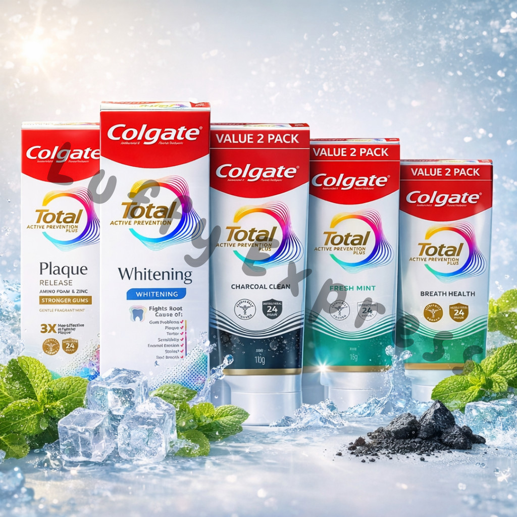 Colgate Total 12 Toothpaste Complete Protection | Whitening / Charcoal ...