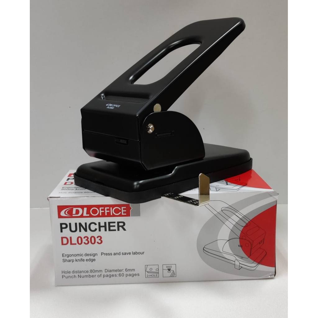 Ding Li 2 Holes Puncher Up To 60 Sheets - DL0303 | Shopee Malaysia