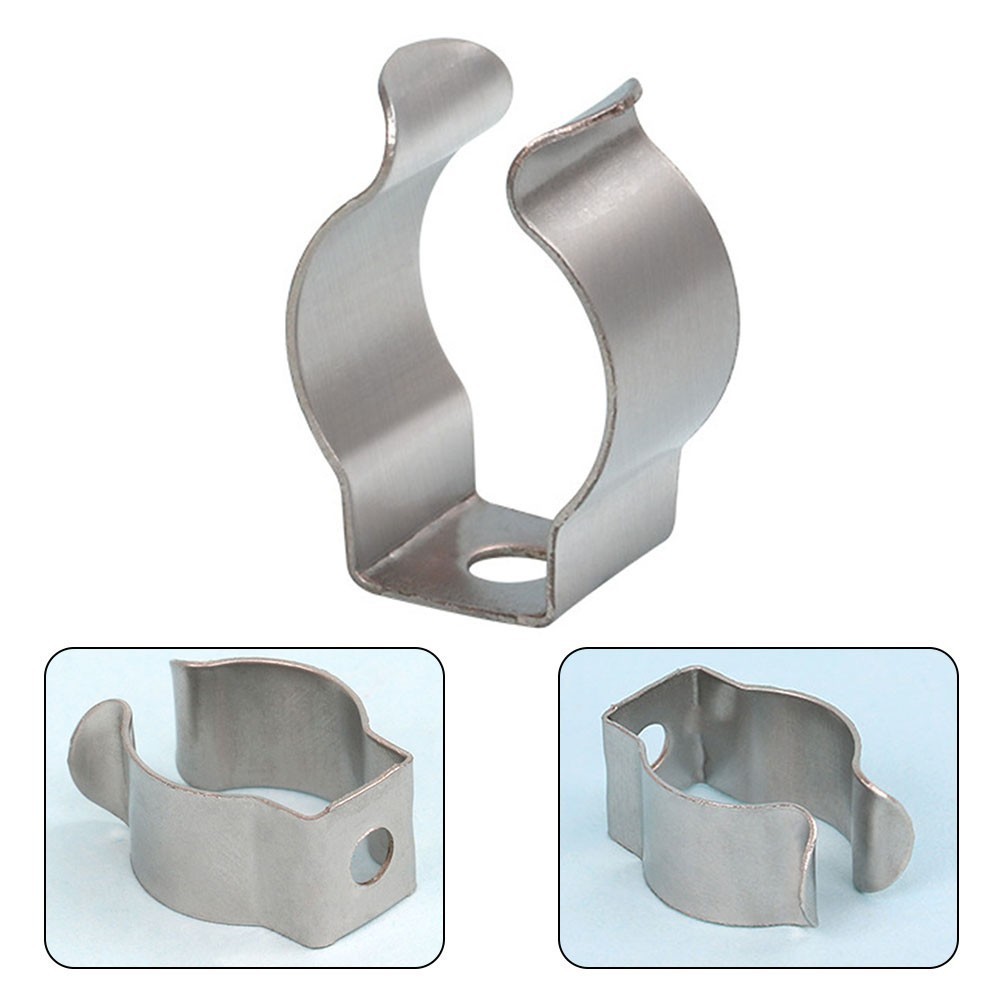 Tool Holder 6-28mm Manganese Steel OPEN TYPE SPRING TERRY CLIPS Silver ...