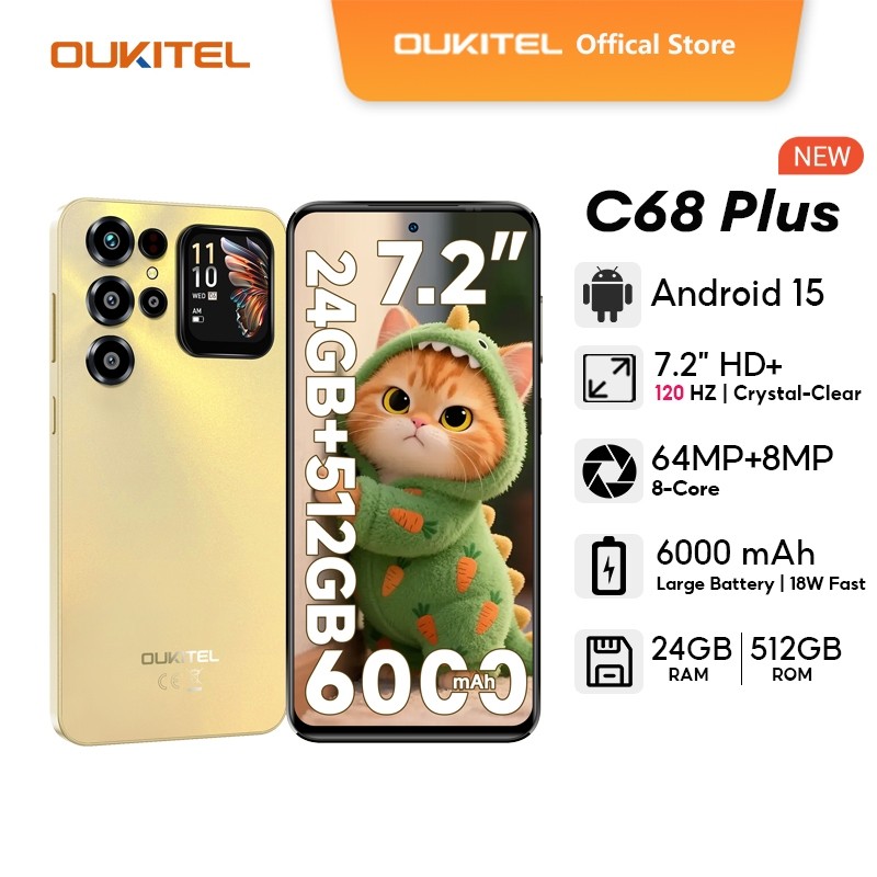 OUKITEL C68 Plus 7.2