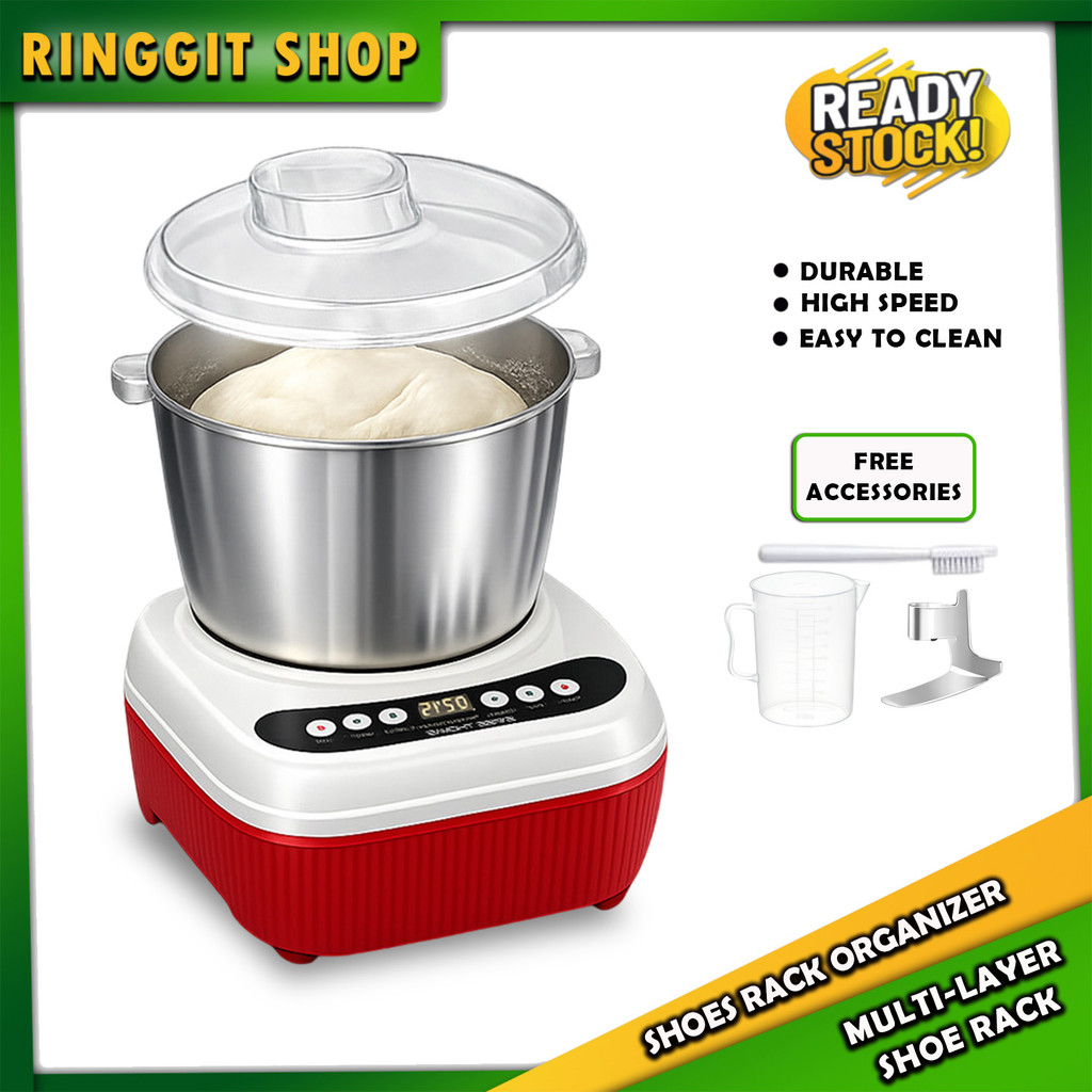 Ringgit Shop 5.5L Electric Dough Mixer Machine Stand Mixer Food Dough ...