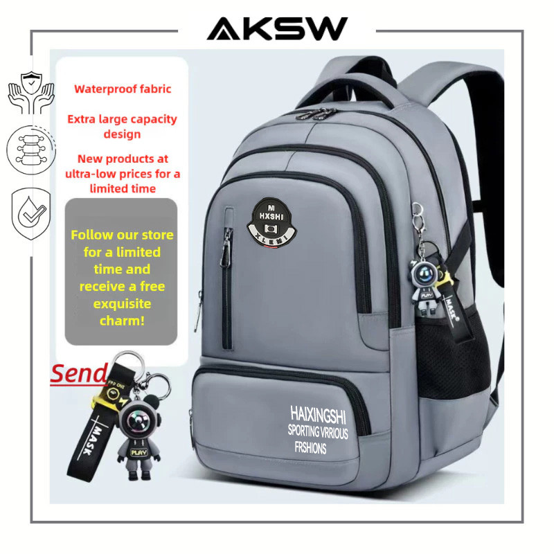 Beg Ransel Sekolah Back to School 2026 Lelaki Pelajar Terbaru Design ...