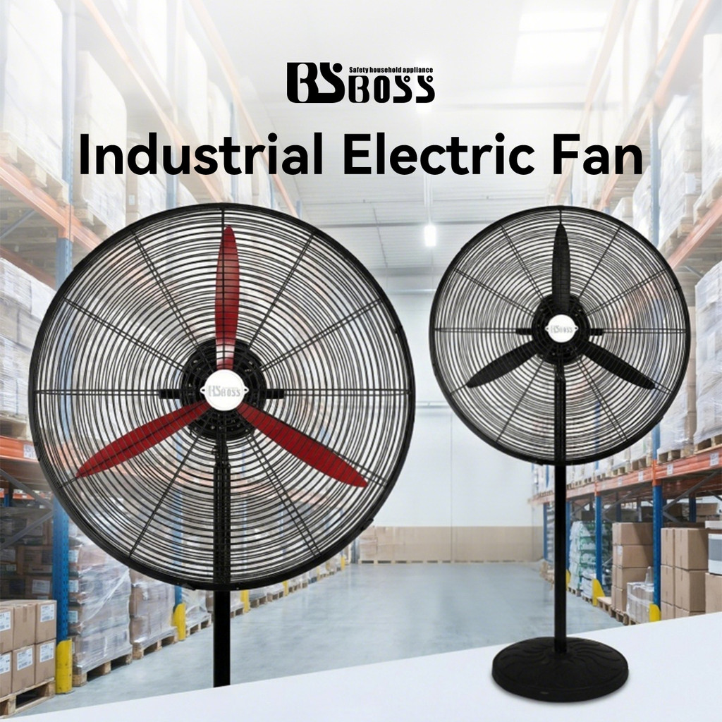 BSBOSS Industrial Fan 20/26/30“ Stand Fan highpower stand Fan Wall Fan ...