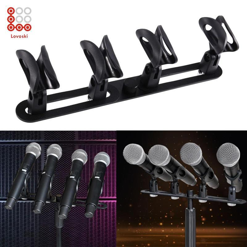 [Lovoski] Stereo Array Spacer Mount, Professional Microphone Stand with ...