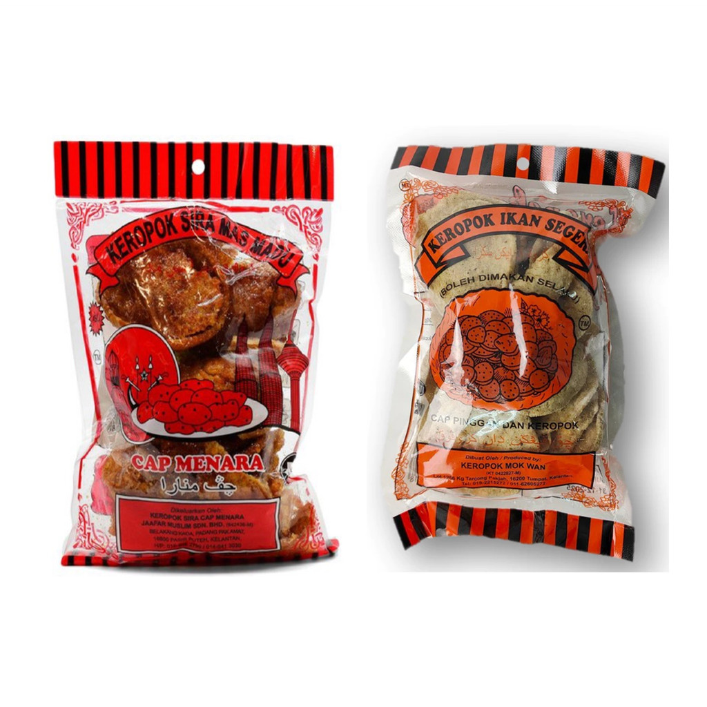 Cap Menara/Pinggan Keropok Ikan Berperisa 80gm | Shopee Malaysia