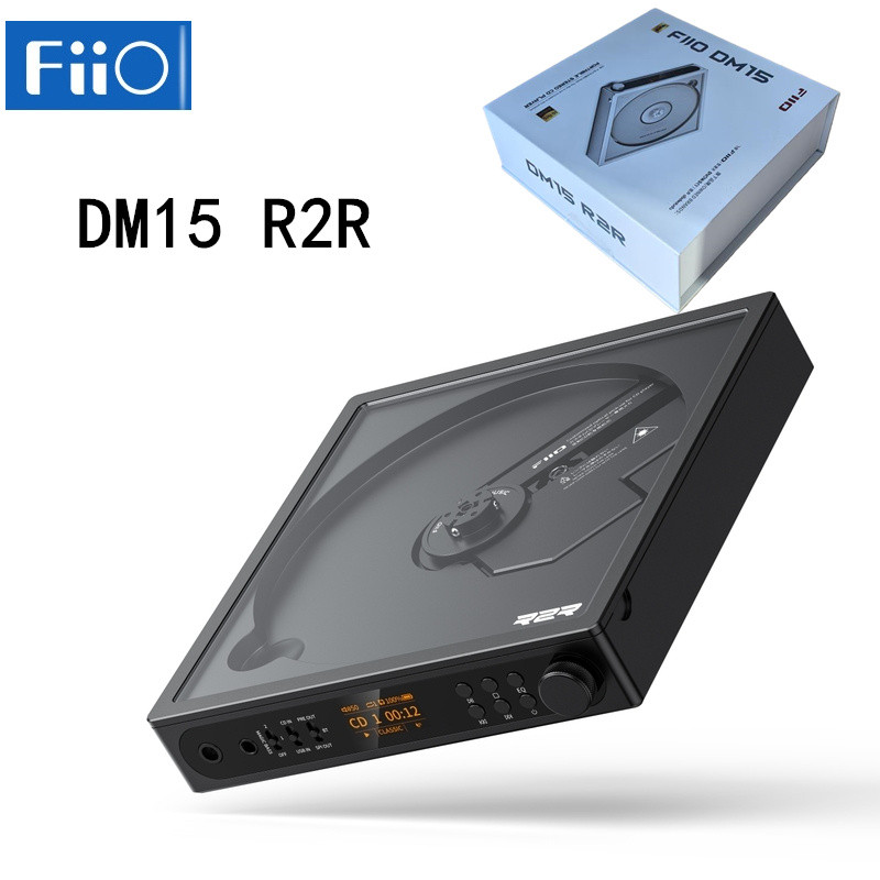 FiiO DM15 R2R Multifunctional Portable HIFI Bluetooth CD Player With 4. ...