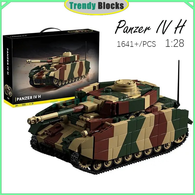 97030,Panzer IV H,Building Blocks,1:28 Panzer IV Tanks Toys Gifts for ...