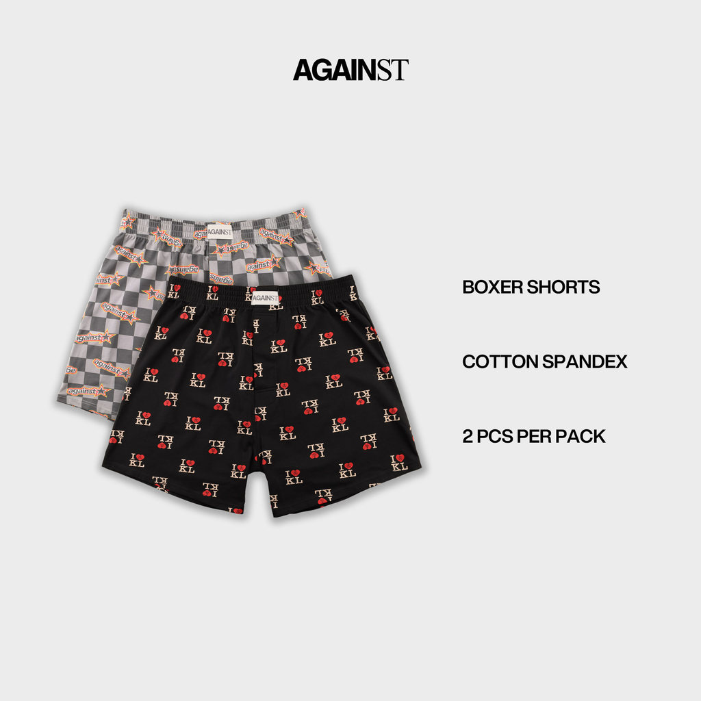 AGAINST LAB Seluar Dalam Lelaki | (2 Pcs) AGAINST LAB Mens Cottton ...
