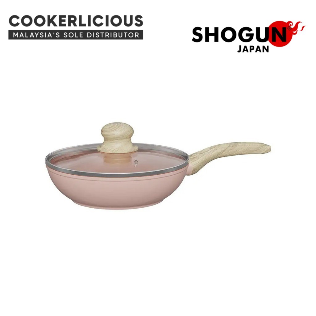Shogun Mini 2 Ceragan Ceramic Wok Pink 20cm - Ceramic Non-stick, Toxic ...