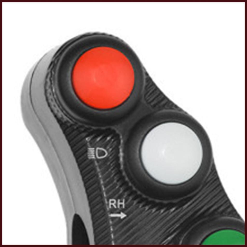 Handlebar Light Button Waterproof Motorcycle Handlebar Control 7-in-1 ...