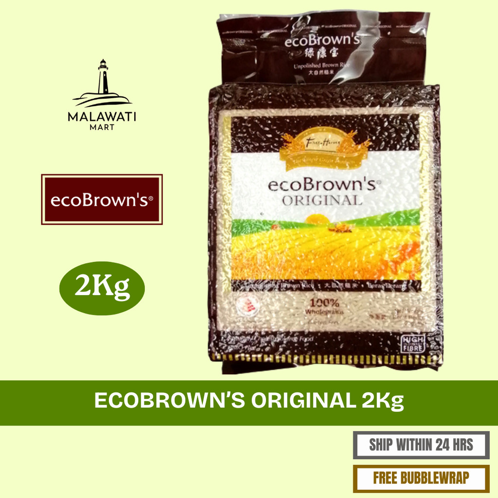 ECOBROWN'S Original Multigrain Brown Rice 2Kg | Shopee Malaysia