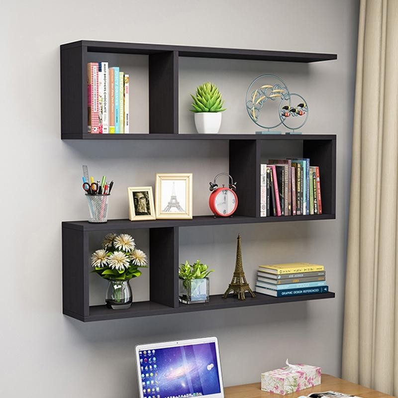 3-tier wall-mounted Storage Rack Simple Wall Rack Modern Design Rak ...