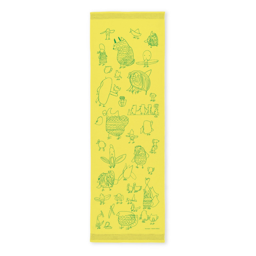 Japan kontex Nunogoyomi Pure Cotton Lightweight Long Scarf/S/Bird's ...