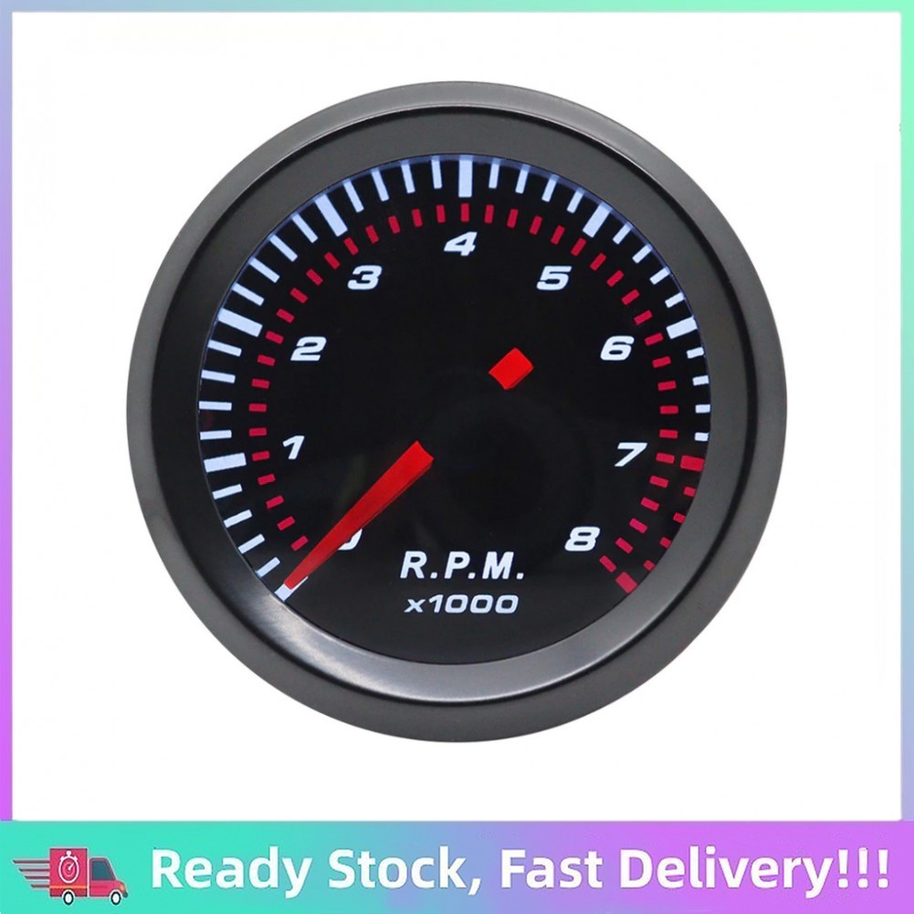 [Hot Sale]Tachometer for Car 8000 RPM Gauge Tachometer 55mm Diameter ...