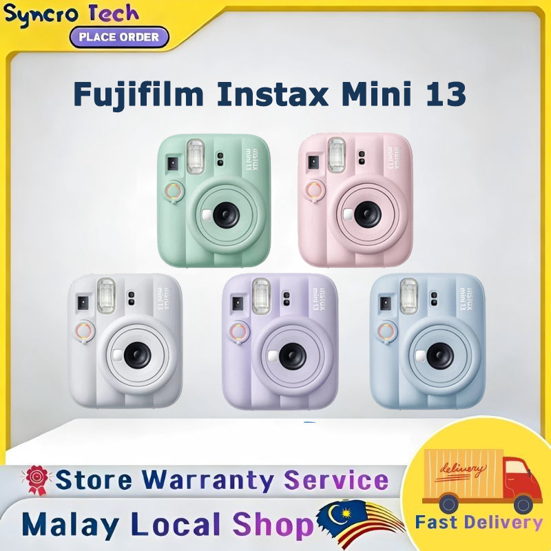 Fujifilm Instax Mini 13 Instant Film Camera Built-in selfie Features ...
