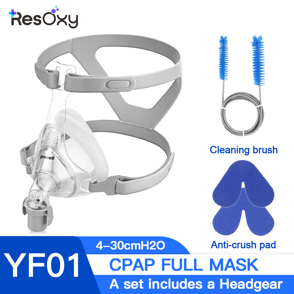 CPAP Mask CPAP Full Mask Sleep Apnea Mask Cleaning brush Anti ...