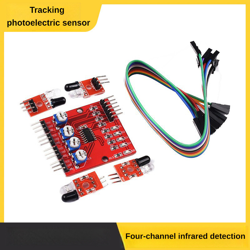 Four-Way Infrared Detection Tracking Photoelectric Sensor Intelligent ...