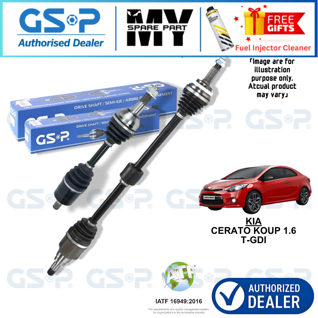 - FREE GIFT - GSP DRIVE SHAFT FOR KIA CERATO KOUP 1.6 T-GDI (AUTO ...