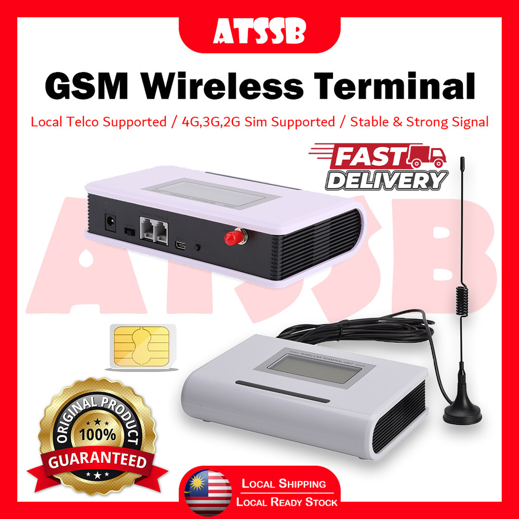 ATSSB GSM Fixed Wireless Terminal Router 850/900/1800/1900mhz with LCD ...