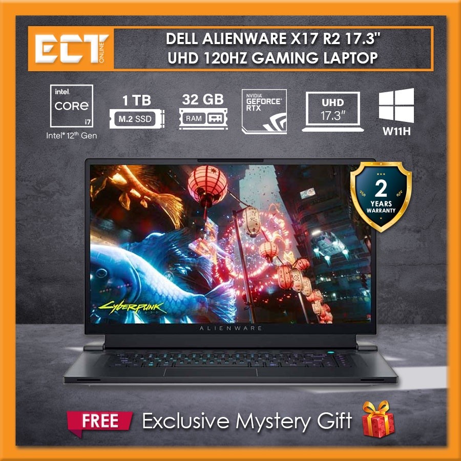 Dell Alienware X17 R2 17.3" UHD 120Hz Gaming Laptop (i7-12700H 4.70Ghz ...