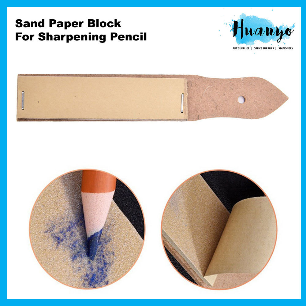 Sand Paper Block for Art Sketch Pencil, Charcoal Sharpening, Sketching ...