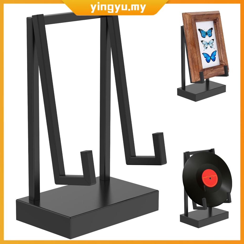 Metal Easel Stand Modern Abstract Desktop Photo Frame Display Stand for ...