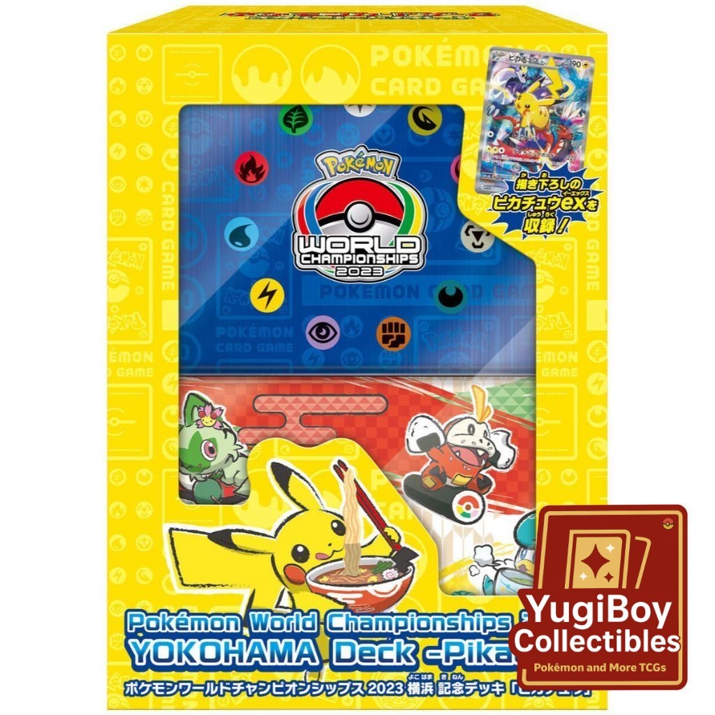 Yokohama WCS23 Pikachu ex Special Deck Set Factory Sealed