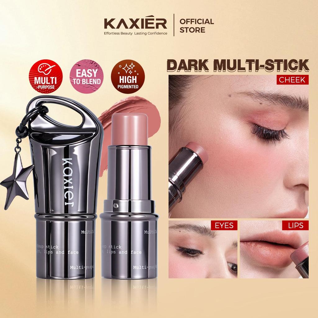 KAXIER Multi-Use Stick | 3-in-1 for Eyes, Lips & Cheeks, Creamy ...