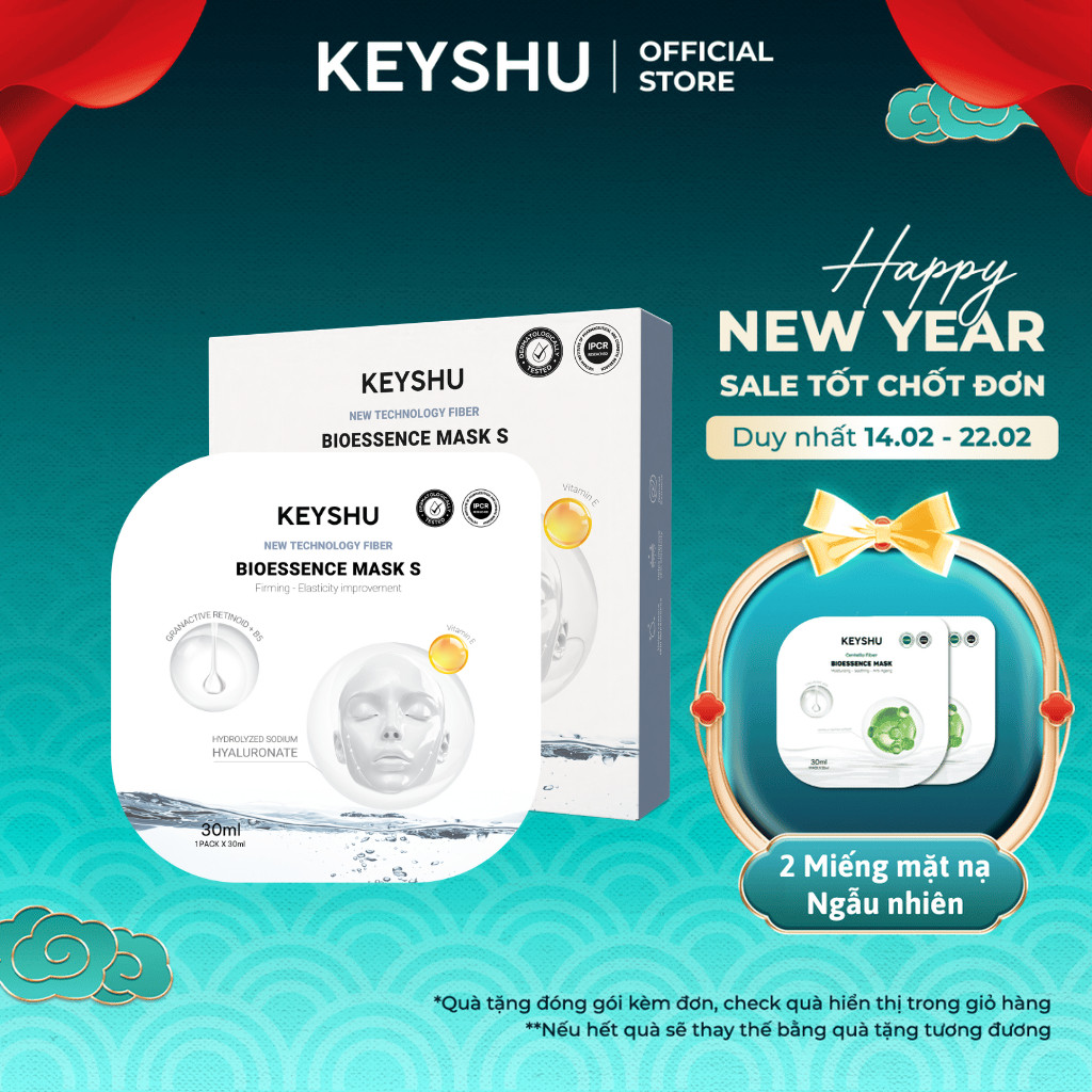 Bioessence Mask S KEYSHU Lifting Mask Supports Skin Lifting and Firming ...