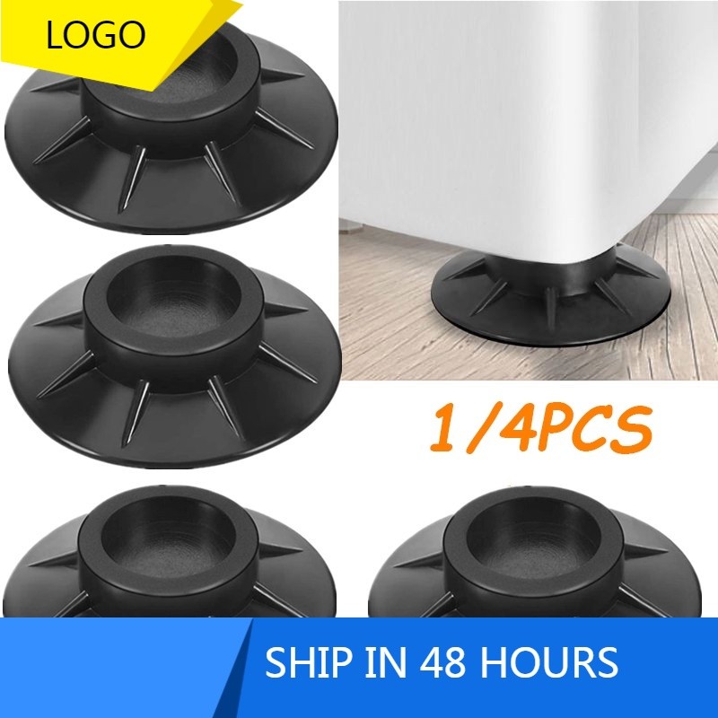 4Pcs Anti Vibration Feet Pads Rubber Legs Slipstop Silent Skid Raiser Mat  For Washing Machine Support Dampers Stand Non-Slip Pad | Shopee Malaysia