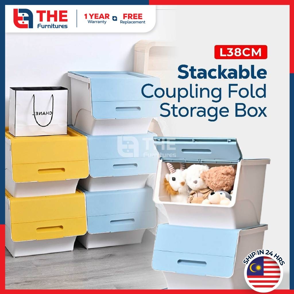 THE 36L Multipurpose Front Opening Storage Box Stackable Toy Snack ...