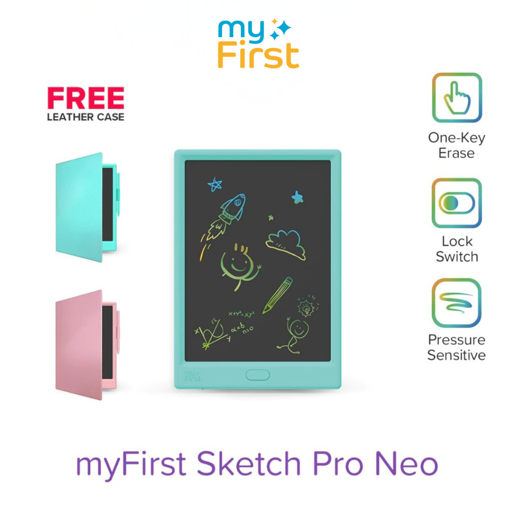 myFirst Sketch Pro NEO Color LCD Sketch Pad Digital Writing Tablet ...