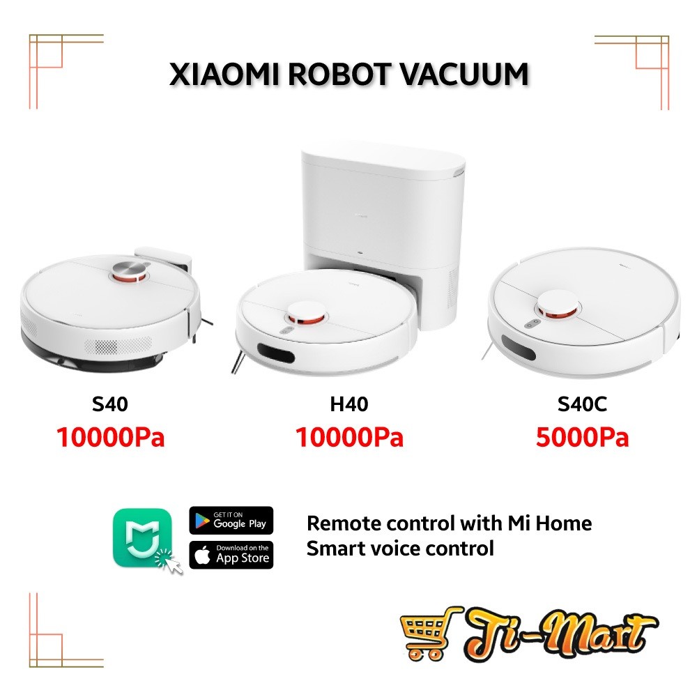 [New] Xiaomi Robot Vacuum H40 / Robot S40 / Robot S40c / Robot S20 ...