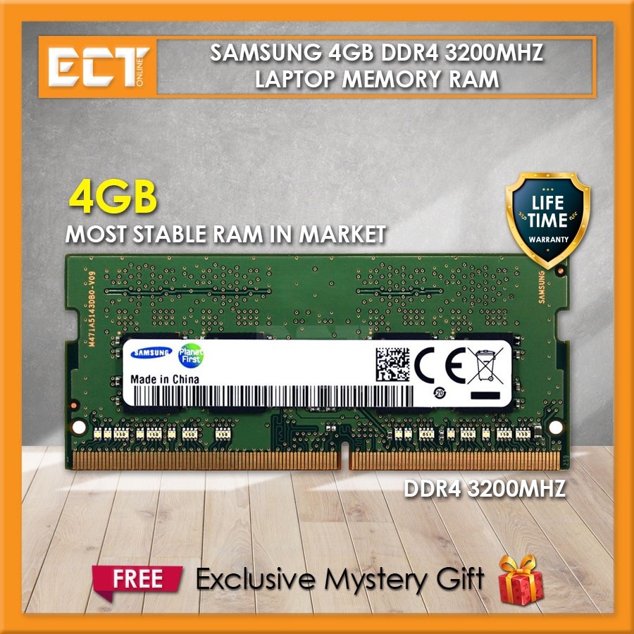 🔥Samsung 4GB DDR4 PC4-3200AA 3200Mhz SODIMM Laptop Memory Ram | Shopee ...