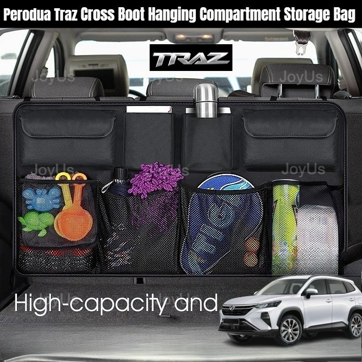 Perodua Traz Car Boot Storage Bag Boot Hanging Compartment Bag | Shopee ...