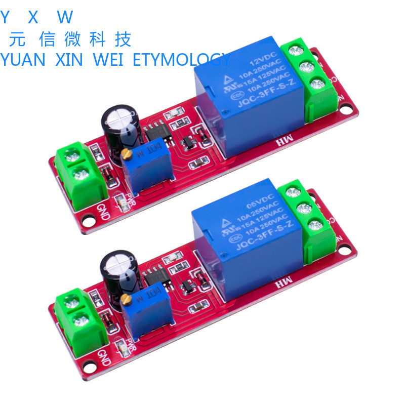 12V Delay Disconnection Relay Module 12V Conductive Delay Switch Module ...