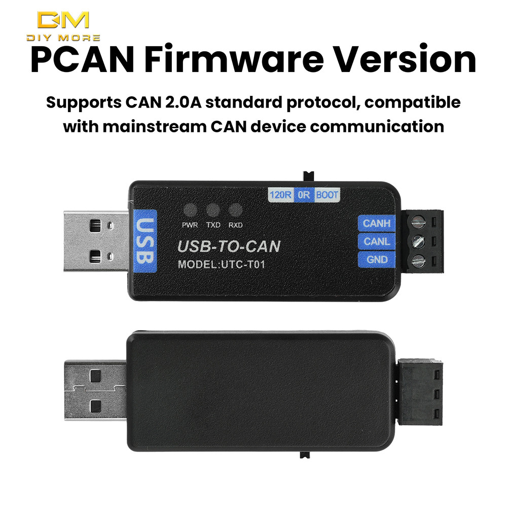 DIYMORE PCAN Firmware Version Usb To Can Adapter Analyzer Signal ...
