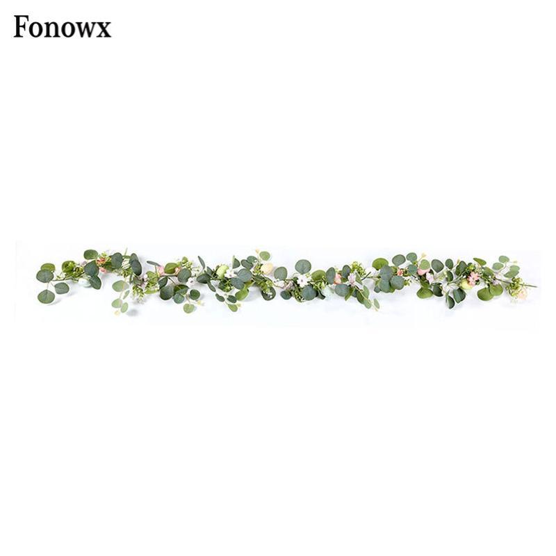 Fonowx Decorative Easter Egg Garland Silk Plastic Artificial Flower ...