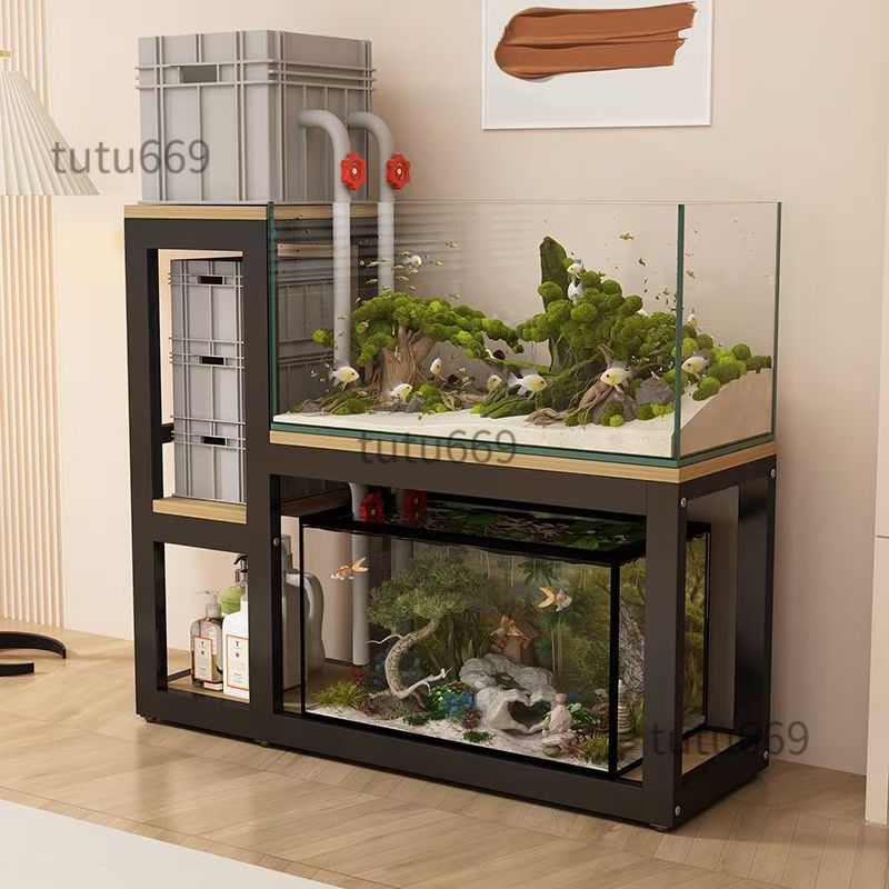 HOT Fish Tank Rack Metal Steel Frame Fish Tank Cabinet Load-bearing ...