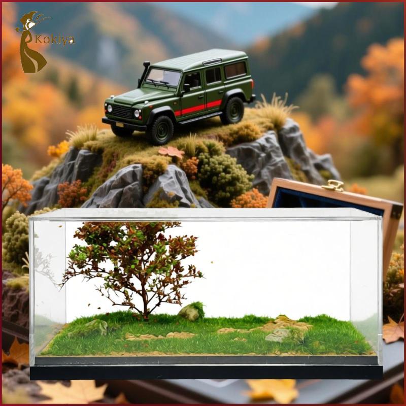 [kokiya] Plastic Model Kit Display Case with Diorama Base Protective ...