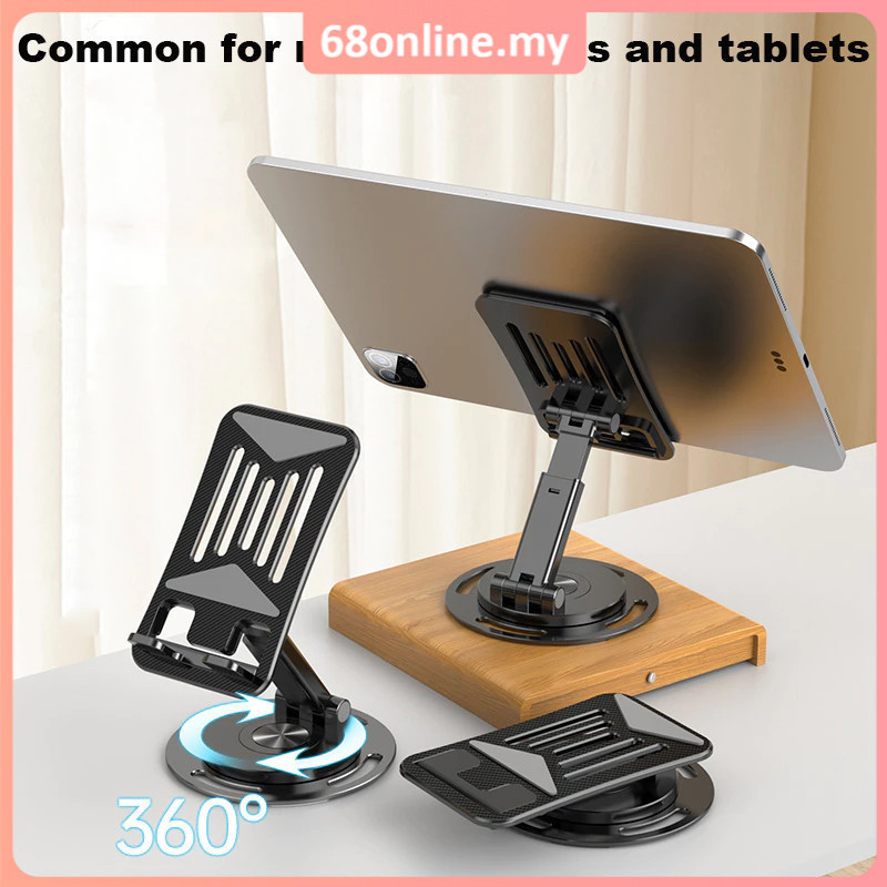 [Johor Seller] RotateTablet Phone Holder Telescopic Stand Versatile 360 ...