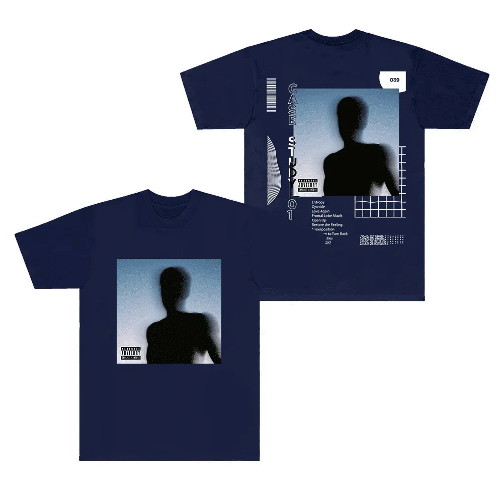 Daniel Caesar Merch T-Shirt CASE STUDY 01 Album Cover T Shirts
